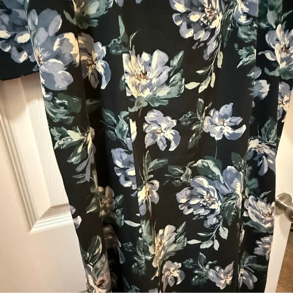 Abercrombie & Fitch Long Sleeve Square Neck Midi Dress Size XL - Picture 3 of 5